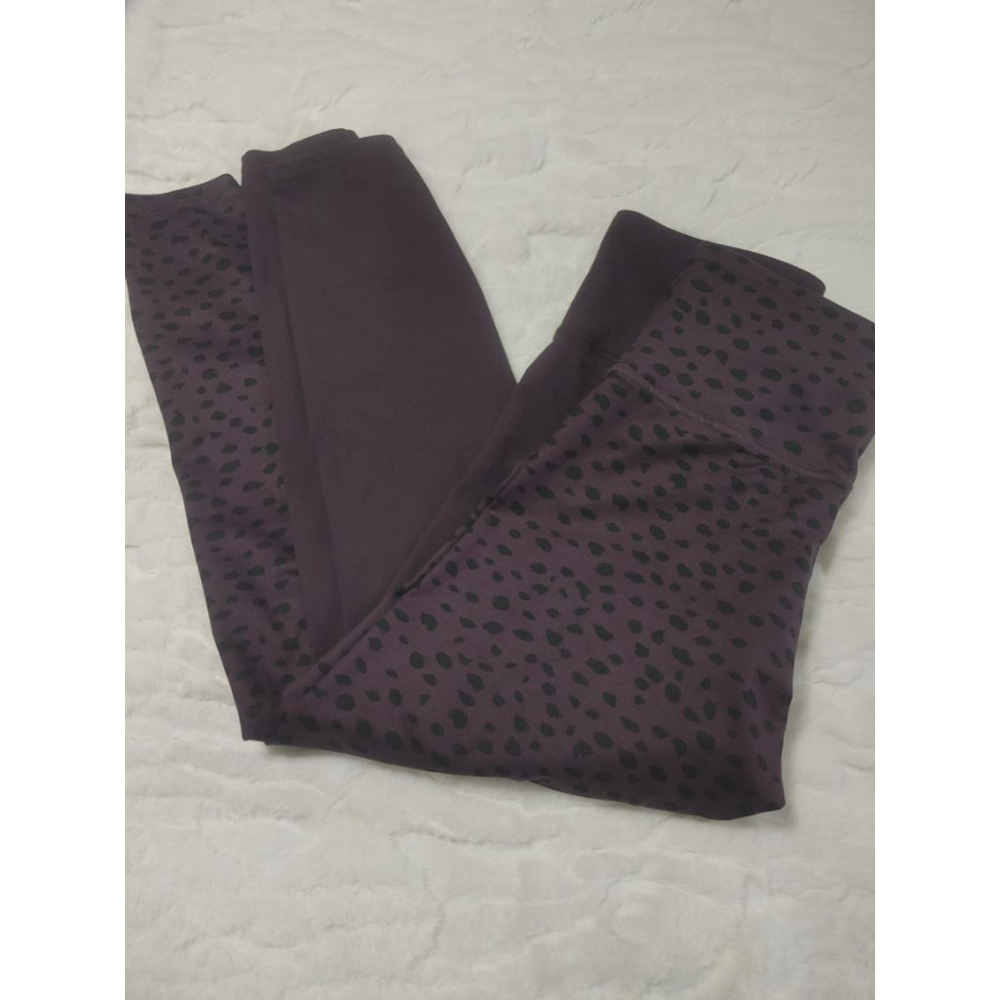 Bundle of 2 Butter Soft Women's Balance Collection Leggings Size M Purple Black - Picture 2 of 11